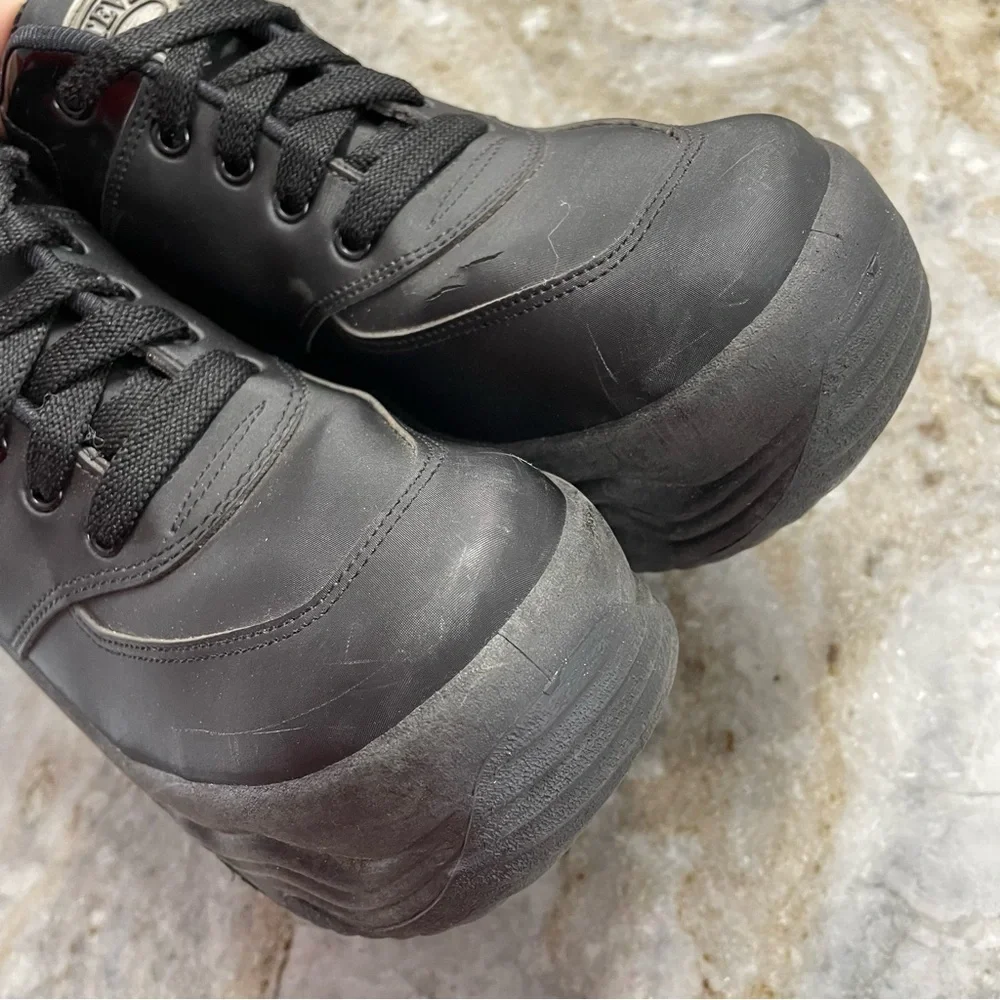 Vintage Y2K platform sneakers black platform boots cosplay 90s Steve Madden